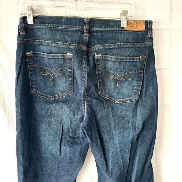 NWOT Chaps Denim Katelyn Bootcut Dark Wash Jeans SZ 10 - Picture 4 of 10